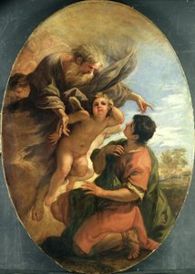 God appears to Moses in the Burning Bush by Sebastiano Ricci